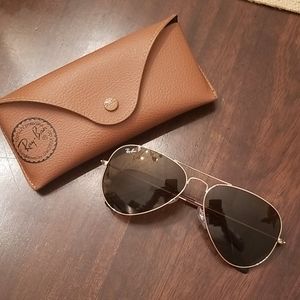 Rayban Aviators with case